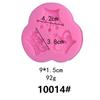 3 Peças Molde de Silicone Coroa Flip Açúcar Molde Coroa Argila Chocolate Molde Decorativo Bolo DIY Assar