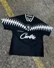 Comercio exterior transfronterizo Camiseta de manga corta Corteizz Isla del Diablo holgada casual para hombre versátil Calle alta calle Jersey