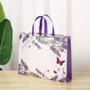 Bolsas Tote Personalizadas em TNT para Roupas Femininas Modernas com Botões Escondidos, Bolsas Tote Personalizadas em TNT para Lojas de Roupas, Sacolas de Compras Personalizadas