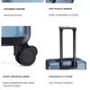 Nuevo Modelo 2023 Maleta de Carrito para PC de 20 pulgadas Ruedas Universales Silenciosas Cerradura con Contraseña Maleta de Viaje para Hombres, Mujeres y Estudiantes