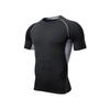 Camiseta deportiva para hombre, para correr, de manga corta, transpirable, de secado rápido, con absorción de humedad y compresión para baloncesto, fabricantes directos.