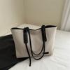 Bolsa de Lona Feminina Grande Capacidade 2025 Nova Nicho Bolsa de Tecido Bolsa de Ombro Textura Bolsa Carteiro para o Dia a Dia Bolsa de Braço Tote