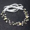 Atacado Transfronteiriço de Acessórios de Cabeça para Noivas, Lindas Tiaras de Pérola e Cristal Feitas à Mão, Acessórios de Cabeça Modernos, Retrô e Personalizados em Estilo Floresta