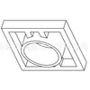 Base de anillo magnético de 11,3 mm 154-1, base de inductor 154-1, base BASE