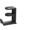 Soporte para audífonos giratorio 360 grados de resina Soporte para audífonos tipo clip de escritorio Soporte para audífonos