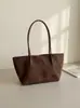2026 Meilade Bolso Tote Retro Versátil de un Solo Hombro Otoño/Invierno Nuevo para Viajar Gran Capacidad Bolso de Ante para Debajo del Brazo para Mujer