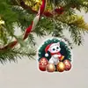Acessórios para Interior de Carro Pingentes Decorativos de Árvore de Natal