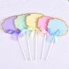 Insertos para Pastel de Cumpleaños al por Mayor, Bendiciones Escribibles, Decoraciones para Pastel, Banderines, Insertos en Blanco DIY para Escribir a Mano, 5 Piezas