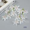 Horquilla Artificial de Orquídea Phalaenopsis Flor en la Cabeza Decoración Corona DIY Arreglo Floral para Arco de Puerta Adorno para Cabello de Disfraz Antiguo Venta al por Mayor