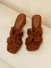 Aumento de Altura de 5cm~Sandálias Slip-On Tecidas em Couro Macio Estilo Retrô para Mulheres, Uso Externo de Verão, Salto Grosso, Sandálias de Praia para Férias, Sapatos Estilo Birkenstock