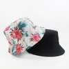 Sombrero de pescador con estampado floral de doble cara para hombre y mujer, sombrero para protección solar, sombrero de moda para exteriores, versátil para primavera y verano