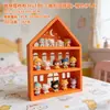 Estante de Exhibición 3D para Adornos de Casa de Muñecas, Soporte de Exhibición de Múltiples Niveles para Figuras, Juguetes, Teteras y Perfume