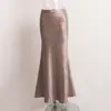 Falda Jacquard con Estampado de Leopardo Transfronteriza Europea y Americana Verano 2025 Nueva Tendencia Ceñida a la Cadera Falda Larga Jacquard con Estampado de Leopardo