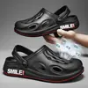 Zapatos de Agujeros para Adultos Pantuflas 2026 Estilo Nuevo Unisex Antideslizantes Ligeros Transpirables Dos en uno Usables Sandalias de Playa