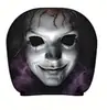 Funda para reposacabezas de coche con diseño de fantasma de terror, funda de almohada para coche, funda de asiento a prueba de polvo, se puede personalizar con tu propia imagen como funda para cojín de cabeza y cuello