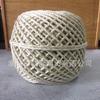 Cuerda de algodón seda dorada y plateada de 2/3/4 mm, cuerda tejida a mano, material hecho a mano para bricolaje, cuerda de algodón, hilo de algodón, hilo con núcleo, cuerda dorada y plateada