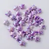 Novas contas de cerâmica coloridas em formato de estrela de cinco pontas para pulseira, colar, brincos DIY tecidos à mão, acessórios de joalheria