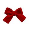 Accesorios de pajarita de terciopelo color vino vintage francés para tocado DIY, accesorios para el cabello, pinza para el cabello femenina, material de colgante, venta al por mayor
