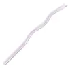 Pajita de Vidrio de 8 mm de Diámetro Vaso de Agua Ondulado Pajita de Vidrio Borosilicato Alto Pajita de Vidrio para Beber de 20 cm Resistente a Altas Temperaturas Alimentaria