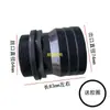 Conector Adaptador de Saída de Água de Plástico 1.0polegada 2polegadas para Bomba de Água Cabeça Reta Cotovelo Conversão Conector de Tubo de Água 6 Pontos 1.5 Polegadas Espessado
