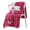 Set de Toallas de Oso Fresa, Toalla Facial Linda de Dibujos Animados, Toalla de Playa Gruesa Absorbente, Toalla de Terciopelo Coral, Juego de Dos Piezas de Toalla de Baño