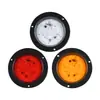 Luz Única LED 24V Transfronteiriça Flash Pulsante Luz Indicadora de Largura para Caminhão Luz Redonda Seta Luz Traseira de Caminhão Personalização de Fábrica