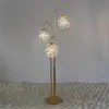 Novos Adereços de Casamento Ferro Dourado Arte Bola Luminosa Guia de Estrada Decoração de Palco T de Casamento Decoração Criativa Lâmpada de Orientação