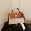 Diseño de Nicho Popular Transfronterizo Nuevo Bolso de Mano para Mujer Bolso Clásico Kelly Bolso de Hombro Cruzado de Moda