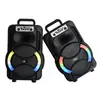 Altavoz de audio Bluetooth nuevo transfronterizo portátil portátil tarjeta disco U cuadrado multifuncional baile K-song audio