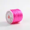 Fábrica 0,8mm fio chato com miçangas fio elástico cor Cristal fio com miçangas acessórios pulseira Wenwan corda trançada atacado