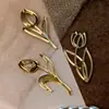 Decoración de Pastel de Acrílico Estilo Ins Transfronterizo Flor Tulipán para el Día de la Mujer y el Día de la Madre Decoración de Pastel de Flores