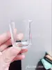Copo de Shot Quadrado de Vidro de 1oz Copo Wonton 30ml Porta-Vela Quadrado