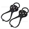 En stock Calavera de Calabaza de 5 Picos Garra de Hielo de Silicona Venta al por Mayor Escalada al Aire Libre Cubierta de Zapato Antideslizante de Cinco Picos Garra de Nieve para Niños