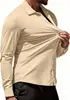 Camisas masculinas de negócios transfronteiriças, camisas casuais masculinas profissionais sem amassar, camisas masculinas de manga longa de alta qualidade direto da fábrica de origem