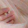 Pendientes de Mariposa Estilo Coreano Que No Necesitan Quitarse al Dormir, Elegantes Pendientes Mini de Lazo