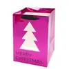 Bolsa de Tote Navideña Moda Árbol de Navidad Bolsa con Ventana Extra Grande Bolsa de Regalo de Alta Calidad Bolsa de Mano Al Por Mayor