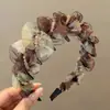 Nueva Diadema 2026 para Mujer, Tacto de Alta Gama, Verano, con Dientes, Pinza Antideslizante para el Cabello, Borde Ancho, Exquisita y Hermosa Goma para el Cabello