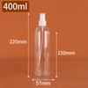 Botella de Spray Transparente al por Mayor 5-500ml Botella de Spray de Alcohol Botella Recargable de Viaje Botella Pequeña de Spray de Plástico PET