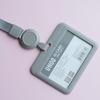 Youhe 6634 Vertical Funda de Plástico PP Rígido de un Solo Lado 6633 Horizontal Placa de Pecho Telescópica Lanyard con Hebilla Fácil de Tirar Funda para Tarjeta de Certificado