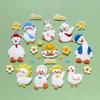 Parche de Pato Animado Lindo de Goma Suave de PVC Accesorios DIY Funda de Teléfono Imán para Refrigerador Accesorios de Decoración para el Hogar
