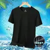 2026 Verão Respirável Esportivo Seda de Gelo Manga Curta Masculino Verão Secagem Rápida Fino Versátil Casual Solto Camiseta Top