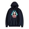 Nuevo Transfronterizo Amazon Ventas Calientes Animación Hoja Exterminadora de Demonios Serie Periférica Sudadera Casual con Capucha Estampada Parejas
