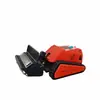 Cortacésped inteligente con control remoto, máquina desyerbadora de cuatro ruedas con orugas pequeñas de alta potencia para huertos y bosques, cortadora de césped para el hogar