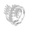 Suministro Exclusivo Transfronterizo de Artículos Pequeños, Accesorios de Anillo de Hoja Vintage Estilo Ins, Joyería, Artículos para Transmisión en Vivo de Comercio Exterior R5434