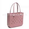 Bolsa de Playa Eva para Viajes al Mar al por Mayor Bolsa de Almacenamiento Bolsa con Agujeros Moldeada por Inyección de Eva Bolso de Mano para Mujer Logo Personalizable
