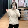 Estilo Japonês 2023 Inverno Novo Jaqueta Quente de Pelúcia Polar para Mulher Cardigã de Manga Comprida Jaqueta com Gola Alta Y439138