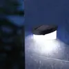 Lámpara Solar Transfronteriza de Amazon 8LED Luz para Valla Lámpara de Pared Solar para Exteriores Lámpara de Pared para Valla de Casa Villa
