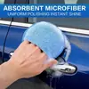 Bloque de Esponja Redonda de 5 Pulgadas para Encerado de Coches, para Lavado y Pulido de Coches, Esponja para Limpiar y Secar Coches, Herramienta de Lavado de Coches