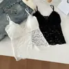 2787# Estilo Desejo Puro Sutiã Camisola Sexy de Renda com Bojo Afinando Valorizando Costas Bonitas Top Versátil Verão