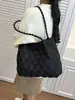 Popular Bolso de Hombro de Algodón Espacial Estilo Coreano, Nuevo Bolso Cruzado de Moda Grande y Sencillo, Bolso Tote Casual 2026